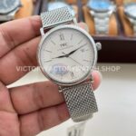 MKS Factory IWC Portofino IW356505 40mm Full Steel Roman Numerals Silver Dial (8) MKS Factory IWC Portofino IW356505 40mm Full Steel Roman Numerals Silver Dial