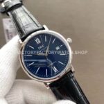 MKS Factory IWC Portofino IW356523 40mm Steel Leather Strap Roman Numerals Blue Dial (2) MKS Factory IWC Portofino IW356523 40mm Steel Leather Strap Roman Numerals Blue Dial
