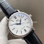 MKS Factory IWC Portofino IW356527 40mm Steel Leather Strap Roman Numerals White Dial (3) MKS Factory IWC Portofino IW356527 40mm Steel Leather Strap Roman Numerals White Dial