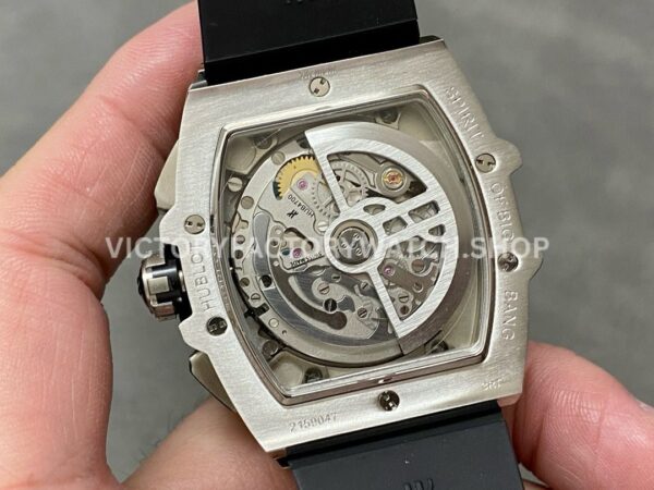 MS Factory Hublot Spirit of Big Bang 642.NL.7170.RX 42mm Titanium Blue Rubber Strap Blue Titanium Bezel Skelet ( (5) MS Factory Hublot Spirit of Big Bang 642.NL.7170.RX 42mm Titanium Blue Rubber Strap Blue Titanium Bezel Skeletonized Dial