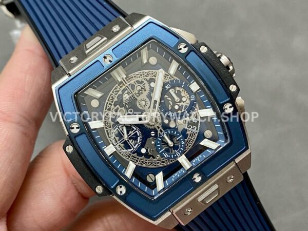 MS Factory Hublot Spirit of Big Bang 642.NL.7170.RX 42mm Titanium Blue Rubber Strap Blue Titanium Bezel Skelet ( (7) MS Factory Hublot Spirit of Big Bang 642.NL.7170.RX 42mm Titanium Blue Rubber Strap Blue Titanium Bezel Skeletonized Dial