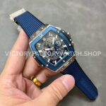 MS Factory Hublot Spirit of Big Bang 642.NL.7170.RX 42mm Titanium Blue Rubber Strap Blue Titanium Bezel Skelet ( (9) MS Factory Hublot Spirit of Big Bang 642.NL.7170.RX 42mm Titanium Blue Rubber Strap Blue Titanium Bezel Skeletonized Dial