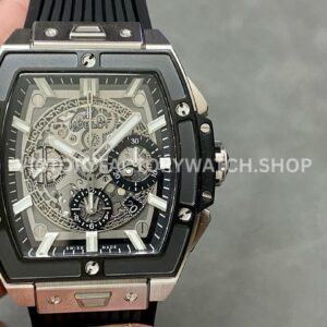 MS Factory Hublot Spirit of Big Bang 642.NM.0170.RX 42mm Titanium Rubber Strap Ceramic Bezel Skeletonized Dial (4) MS Factory Hublot Spirit of Big Bang 642.NM.0170.RX 42mm replica watch