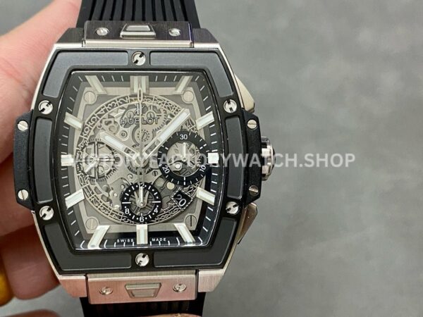 MS Factory Hublot Spirit of Big Bang 642.NM.0170.RX 42mm Titanium Rubber Strap Ceramic Bezel Skeletonized Dial (4) MS Factory Hublot Spirit of Big Bang 642.NM.0170.RX 42mm replica watch