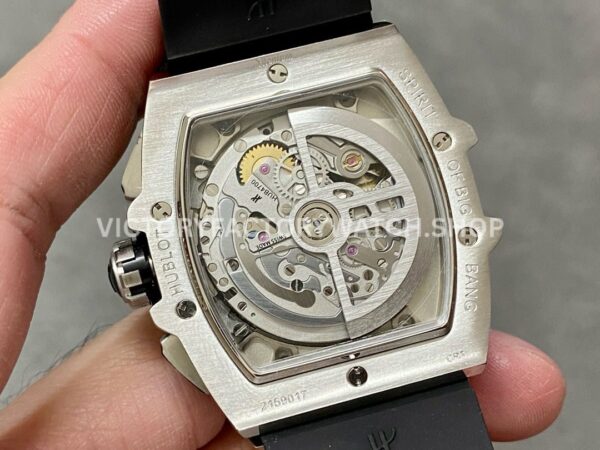 MS Factory Hublot Spirit of Big Bang 642.NM.0170.RX 42mm Titanium Rubber Strap Ceramic Bezel Skeletonized Dial (8) MS Factory Hublot Spirit of Big Bang 642.NM.0170.RX 42mm Titanium Rubber Strap Ceramic Bezel Skeletonized Dial