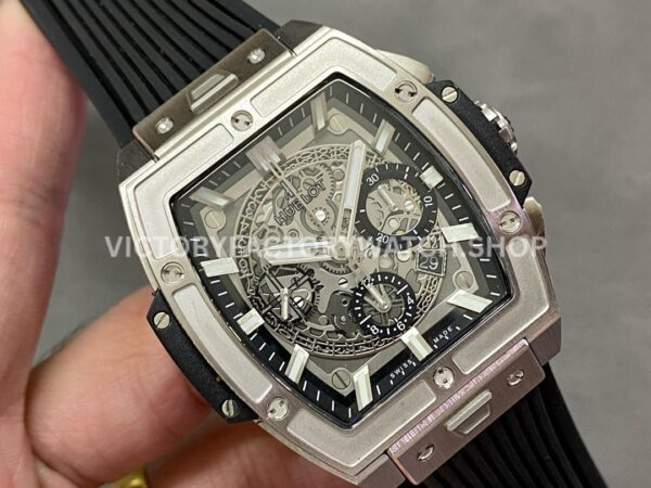 MS Factory Hublot Spirit of Big Bang 642.NX.0170.RX 42mm Titanium Rubber Strap Titanium Bezel Skeletonized Dial (1) MS Factory Hublot Spirit of Big Bang 642.NX.0170.RX 42mm Titanium Rubber Strap Titanium Bezel Skeletonized Dial