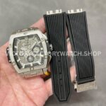MS Factory Hublot Spirit of Big Bang 642.NX.0170.RX 42mm Titanium Rubber Strap Titanium Bezel Skeletonized Dial (2) MS Factory Hublot Spirit of Big Bang 642.NX.0170.RX 42mm Titanium Rubber Strap Titanium Bezel Skeletonized Dial