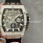 MS Factory Hublot Spirit of Big Bang 642.NX.0170.RX 42mm Titanium Rubber Strap Titanium Bezel Skeletonized Dial (4) MS Factory Hublot Spirit of Big Bang 642.NX.0170.RX 42mm replica watch