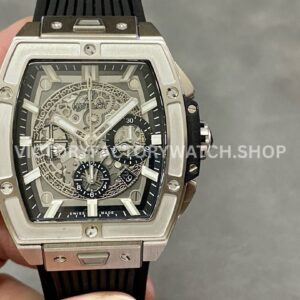 MS Factory Hublot Spirit of Big Bang 642.NX.0170.RX 42mm Titanium Rubber Strap Titanium Bezel Skeletonized Dial (4) MS Factory Hublot Spirit of Big Bang 642.NX.0170.RX 42mm replica watch