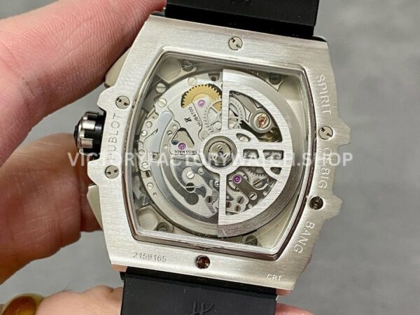 MS Factory Hublot Spirit of Big Bang 642.NX.0170.RX 42mm Titanium Rubber Strap Titanium Bezel Skeletonized Dial (8) MS Factory Hublot Spirit of Big Bang 642.NX.0170.RX 42mm Titanium Rubber Strap Titanium Bezel Skeletonized Dial