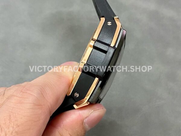MS Factory Hublot Spirit of Big Bang 642.OM.0180.RX 42mm Rose Gold Rubber Strap Ceramic Bezel Skeletonized Dial (4) MS Factory Hublot Spirit of Big Bang 642.OM.0180.RX 42mm Rose Gold Rubber Strap Ceramic Bezel Skeletonized Dial