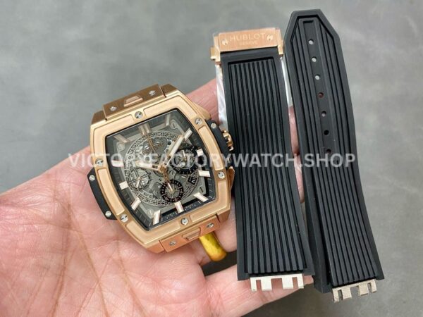 MS Factory Hublot Spirit of Big Bang 642.OX.0180.RX 42mm Rose Gold Rubber Strap Rose Gold Bezel Skeletonized Dial (1 (5) MS Factory Hublot Spirit of Big Bang 642.OX.0180.RX 42mm Rose Gold Rubber Strap Rose Gold Bezel Skeletonized Dial