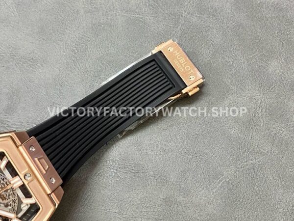 MS Factory Hublot Spirit of Big Bang 642.OX.0180.RX 42mm Rose Gold Rubber Strap Rose Gold Bezel Skeletonized Dial (1 (6) MS Factory Hublot Spirit of Big Bang 642.OX.0180.RX 42mm Rose Gold Rubber Strap Rose Gold Bezel Skeletonized Dial
