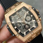 MS Factory Hublot Spirit of Big Bang 642.OX.0180.RX 42mm Rose Gold Rubber Strap Rose Gold Bezel Skeletonized Dial ( (3) MS Factory Hublot Spirit of Big Bang 642.OX.0180.RX 42mm Rose Gold Rubber Strap Rose Gold Bezel Skeletonized Dial