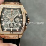 MS Factory Hublot Spirit of Big Bang 642.OX.0180.RX.1104 42mm Rose Gold Rubber Strap Diamond Bezel Skeletoniz ( (4) MS Factory Hublot Spirit of Big Bang 642.OX.0180.RX.1104 42mm replica watch