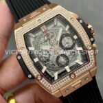 MS Factory Hublot Spirit of Big Bang 642.OX.0180.RX.1104 42mm Rose Gold Rubber Strap Diamond Bezel Skeletoniz ( (6) MS Factory Hublot Spirit of Big Bang 642.OX.0180.RX.1104 42mm Rose Gold Rubber Strap Diamond Bezel Skeletonized Dial
