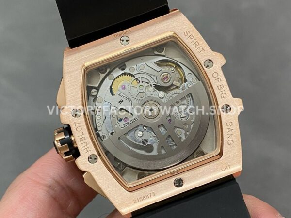 MS Factory Hublot Spirit of Big Bang 642.OX.0180.RX.1104 42mm Rose Gold Rubber Strap Diamond Bezel Skeletoniz ( (7) MS Factory Hublot Spirit of Big Bang 642.OX.0180.RX.1104 42mm Rose Gold Rubber Strap Diamond Bezel Skeletonized Dial