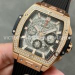 MS Factory Hublot Spirit of Big Bang 642.OX.0180.RX.1104 42mm Rose Gold Rubber Strap Diamond Bezel Skeletoniz ( (8) MS Factory Hublot Spirit of Big Bang 642.OX.0180.RX.1104 42mm Rose Gold Rubber Strap Diamond Bezel Skeletonized Dial