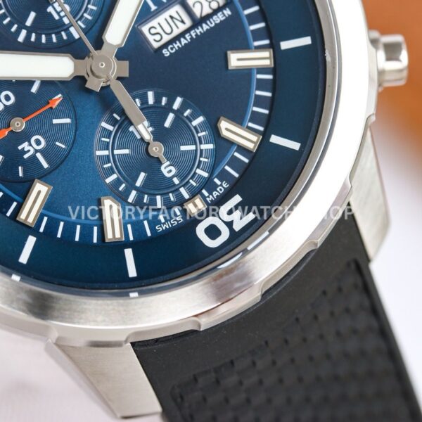 N1 Factory IWC Aquatimer Chronograph IW376805 44mm Steel Rubber Strap Blue Dial (2) N1 Factory IWC Aquatimer Chronograph IW376805 44mm Steel Rubber Strap Blue Dial