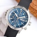 N1 Factory IWC Aquatimer Chronograph IW376805 44mm Steel Rubber Strap Blue Dial (7) N1 Factory IWC Aquatimer Chronograph IW376805 44mm Steel Rubber Strap Blue Dial