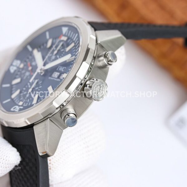 N1 Factory IWC Aquatimer Chronograph IW376805 44mm Steel Rubber Strap Blue Dial (8) N1 Factory IWC Aquatimer Chronograph IW376805 44mm Steel Rubber Strap Blue Dial