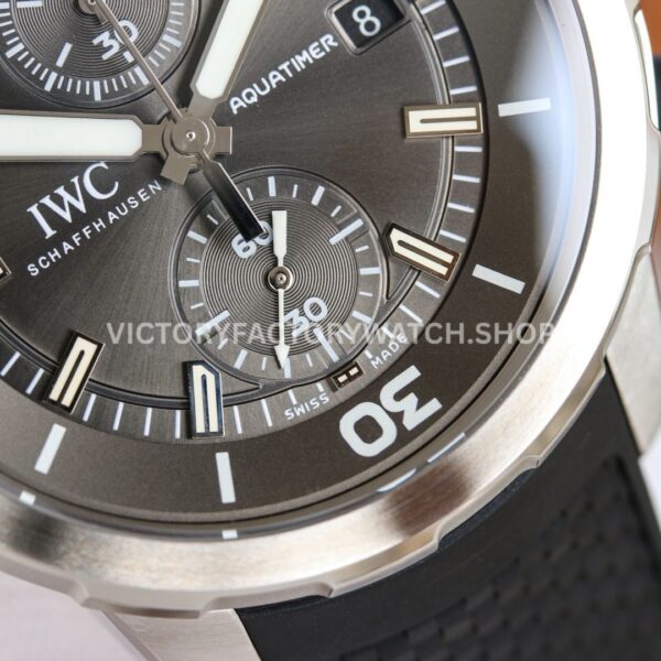 N1 Factory IWC Aquatimer Chronograph IW379506 44mm Steel Rubber Strap Grey Dial (2) N1 Factory IWC Aquatimer Chronograph IW379506 44mm Steel Rubber Strap Grey Dial