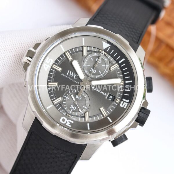 N1 Factory IWC Aquatimer Chronograph IW379506 44mm Steel Rubber Strap Grey Dial (6) N1 Factory IWC Aquatimer Chronograph IW379506 44mm Steel Rubber Strap Grey Dial