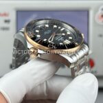 OR Factory Omega Seamaster Diver 300M 210.20.42.20.01.001 42mm Half Rose Gold Black Dial
