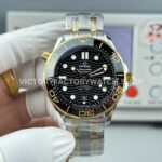 OR Factory Omega Seamaster half yellow gold black dial