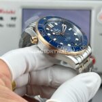 OR Factory Omega Seamaster Diver 300M 210.20.42.20.03.001 42mm Half Yellow Gold Blue Dial
