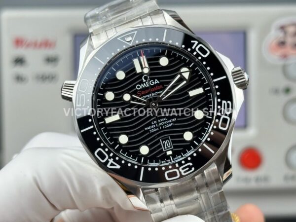 OR Factory Omega Seamaster Diver 300M 210.30.42.20.01.001 42mm Full Steel Black Dial