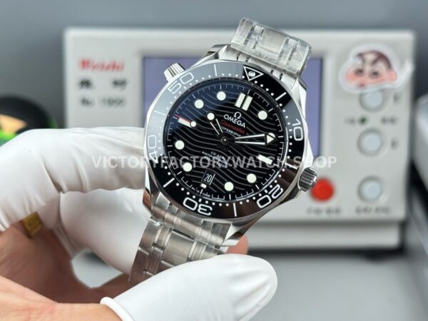 OR Factory Omega Seamaster Diver 300M 210.30.42.20.01.001 42mm Full Steel Black Dial