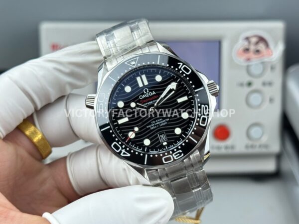 OR Factory Omega Seamaster Diver 300M 210.30.42.20.01.001 42mm Full Steel Black Dial