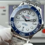OR Factory Omega Seamaster Diver 300M 210.30.42.20.04.002 42mm Full Steel Blue Ceramic Bezel White Dial