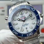 OR Factory Omega Seamaster Diver 300M 210.30.42.20.04.002 42mm Full Steel Blue Ceramic Bezel White Dial
