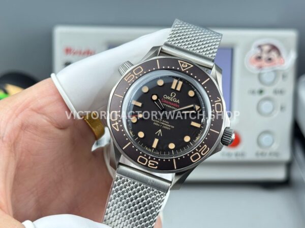 OR Factory Omega Seamaster Diver 300M 210.90.42.20.01.001 42mm Full Titanium Aluminum Bezel Black Dial
