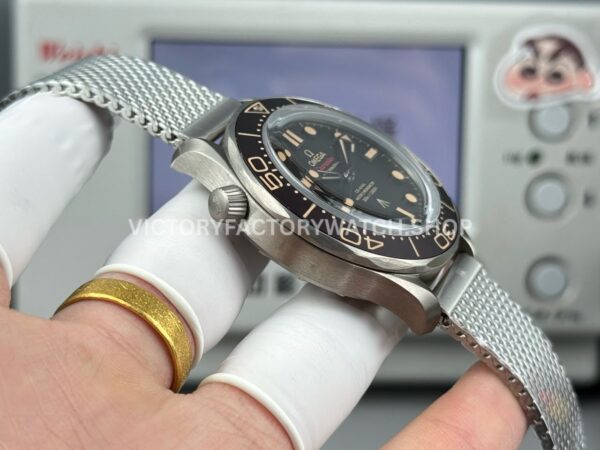 OR Factory Omega Seamaster Diver 300M 210.90.42.20.01.001 42mm Full Titanium Aluminum Bezel Black Dial