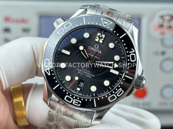 OR Factory Omega Seamaster Diver 300M James Bond  210.22.42.20.01.004 42mm Full Steel Black Dial