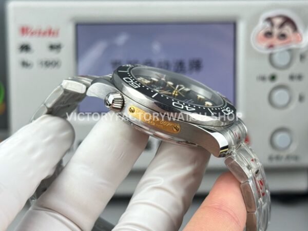 OR Factory Omega Seamaster Diver 300M James Bond  210.22.42.20.01.004 42mm Full Steel Black Dial
