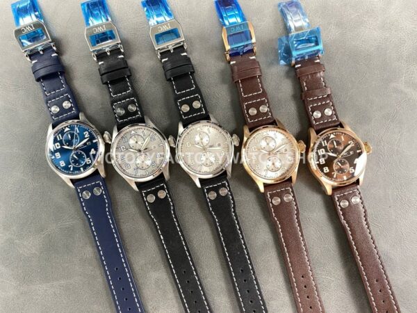TW Factory IWC Big Pilot 46mm Leather Strap Arabic Numerals Silvery White Dial (2) TW Factory IWC Big Pilot 46mm Leather Strap Arabic Numerals Silvery White Dial