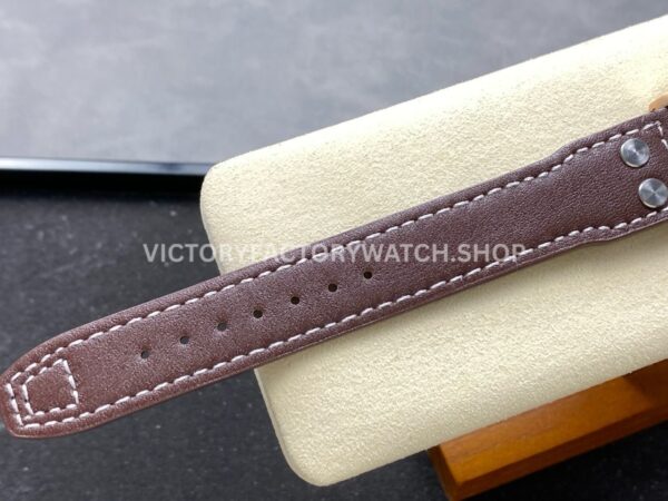 TW Factory IWC Big Pilot 46mm Rose Gold Leather Strap Arabic Numerals Silver Dial (8) TW Factory IWC Big Pilot 46mm Rose Gold Leather Strap Arabic Numerals Silver Dial