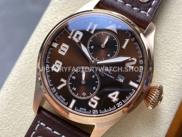 TW Factory IWC Big Pilot IW515204 46mm Leather Strap Arabic Numerals Brown Dial (1) TW Factory IWC Big Pilot IW515204 46mm Leather Strap Arabic Numerals Brown Dial