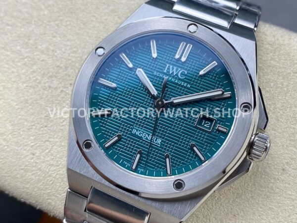 TW Factory IWC Ingenieur Automatic IW328903 40mm Full Steel Green Dial (7) TW Factory IWC Ingenieur Automatic IW328903 40mm Full Steel Green Dial