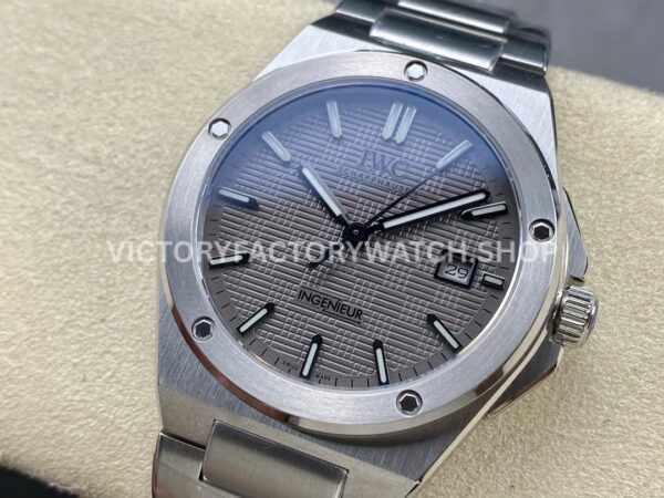 TW Factory IWC Ingenieur Automatic IW328904 40mm Full Steel Grey Dial (7) TW Factory IWC Ingenieur Automatic IW328904 40mm Full Steel Grey Dial