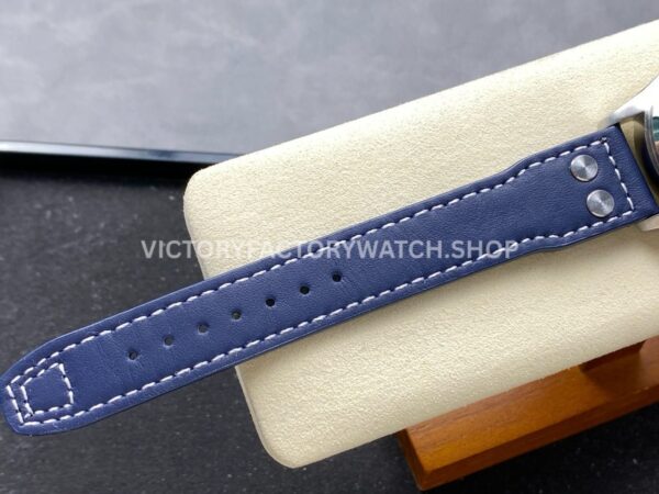 TW Factory IWC Le Petit Prince Monopusher Big Edition IW515202 46mm Leather Strap Arabic Numerals Blue Dial (8) TW Factory IWC Le Petit Prince Monopusher Big Edition IW515202 46mm Leather Strap Arabic Numerals Blue Dial
