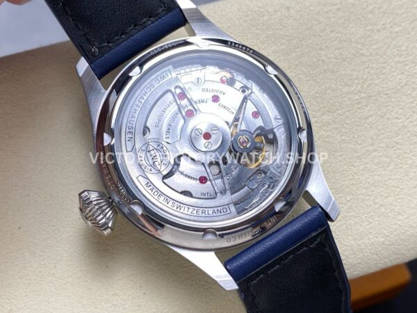 TW Factory IWC Le Petit Prince Monopusher Big Edition IW515202 46mm Leather Strap Arabic Numerals Blue Dial (9) TW Factory IWC Le Petit Prince Monopusher Big Edition IW515202 46mm Leather Strap Arabic Numerals Blue Dial