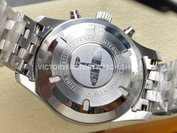 TW Factory IWC Pilot Chronograph IW377710 43mm Full Steel Arabic Numerals Black Dial (7) TW Factory IWC Pilot Chronograph IW377710 43mm Full Steel Arabic Numerals Black Dial