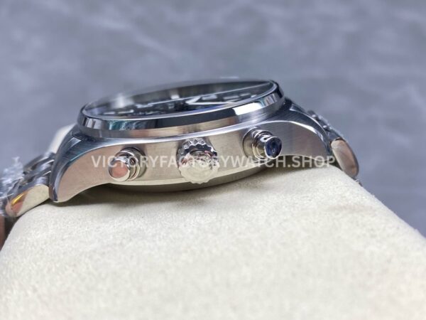 TW Factory IWC Pilot Chronograph IW377710 43mm Full Steel Arabic Numerals Black Dial (8) TW Factory IWC Pilot Chronograph IW377710 43mm Full Steel Arabic Numerals Black Dial