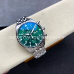 TW Factory IWC Pilot Chronograph IW378006 43mm Full Steel Arabic Numerals Green Dial (1) TW Factory IWC Pilot Chronograph IW378006 43mm Full Steel Arabic Numerals Green Dial