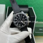 TW Factory IWC Pilot Chronograph Top Gun IW389101 44.5mm Ceramic Textile Strap Arabic Numerals Black Dia (4) TW Factory IWC Pilot Chronograph Top Gun IW389101 44.5mm Ceramic Textile Strap Arabic Numerals Black Dial